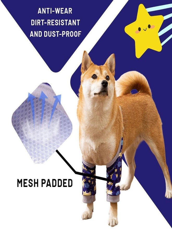 squishy Dog Elbow Protector, Dog Leg Protectors for Joint Support and Wound Protection, Adjustable Soft Fabric for Medium to Large Dogs, Ideal for Outdoor Activities and Post-Surgery Recovery - Image 3